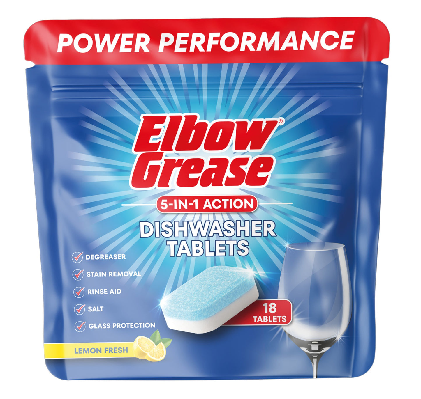 Tablettes lave-vaisselle Elbow Grease - 18 pièces