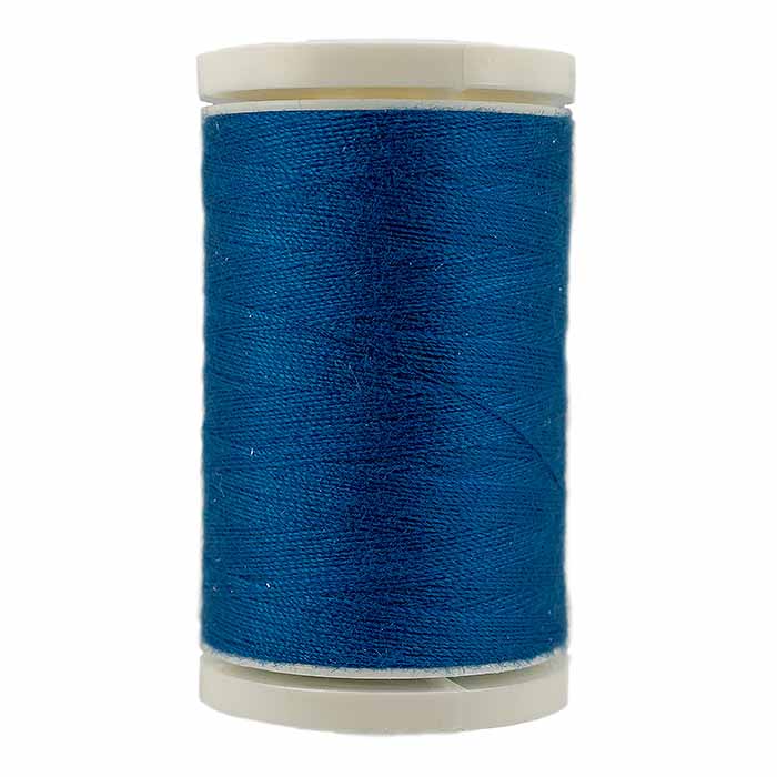 KING COLE QUALITY SEWING THREAD 200m CLASSIC BRIGHT BLUE THREAD