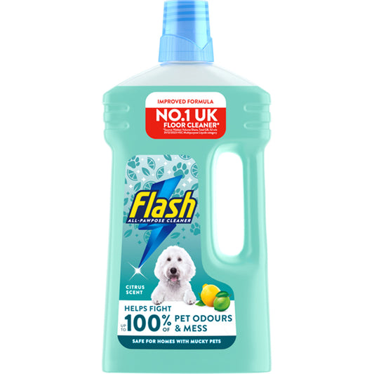 Flash Pet Multipurpose Cleaner Liquid Citrus 1 L