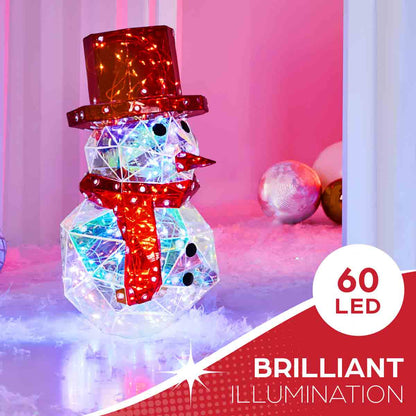 The Christmas Workshop Snowman Iridescent Light