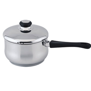 Steelex 16cm Saucepan with lid - Stainless Steel