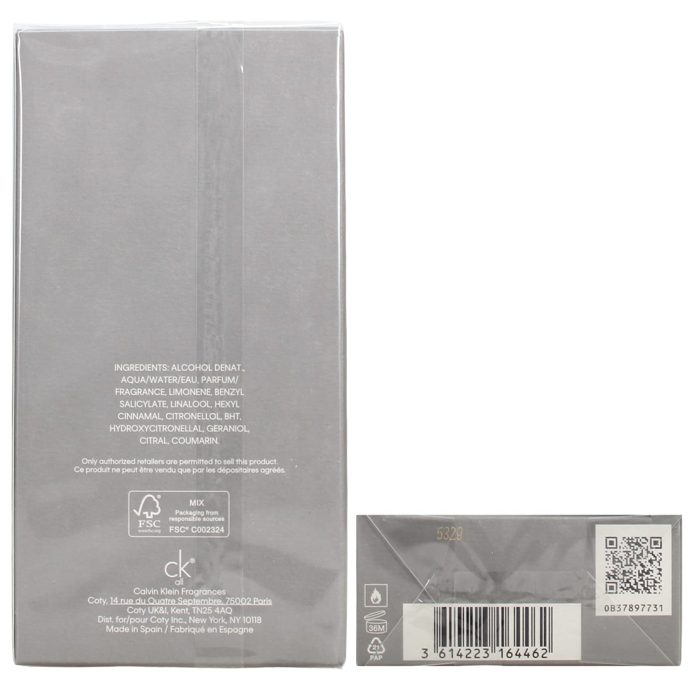 Calvin Klein Ck All Eau de Toilette 200ml Unisex Fragrance Spray