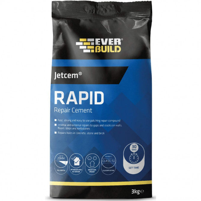 Ciment de réparation rapide Everbuild Jetcem 620460 3Kg