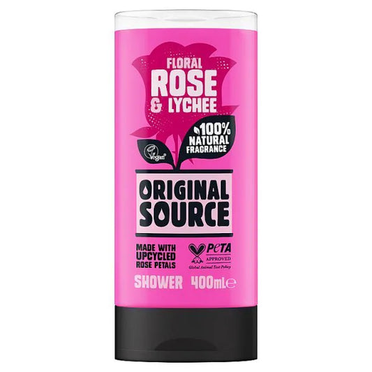 Gel douche Rose et Litchi Source Originale 400 ml