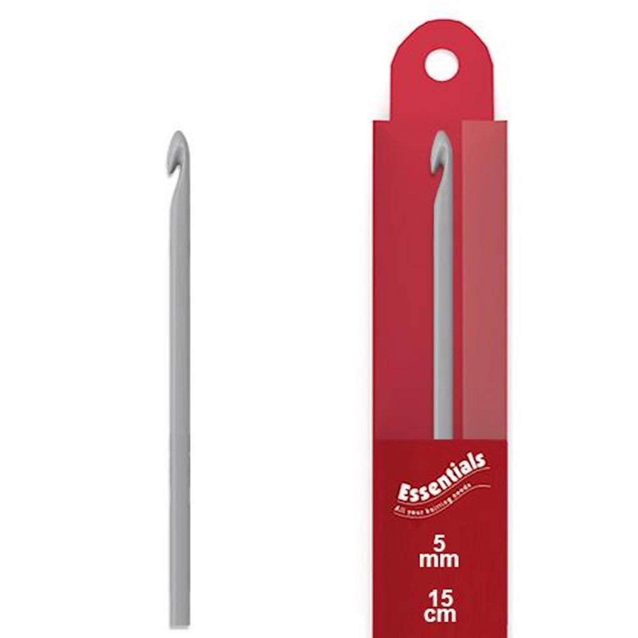 Essentials Aluminium Crochet Hook - 5mmx15cm