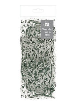 SHREDDED TISSUE PAPER 25g metallic silver