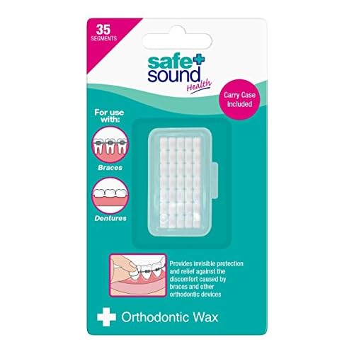 Segments de cire orthodontique Safe & Sound, paquet de 35