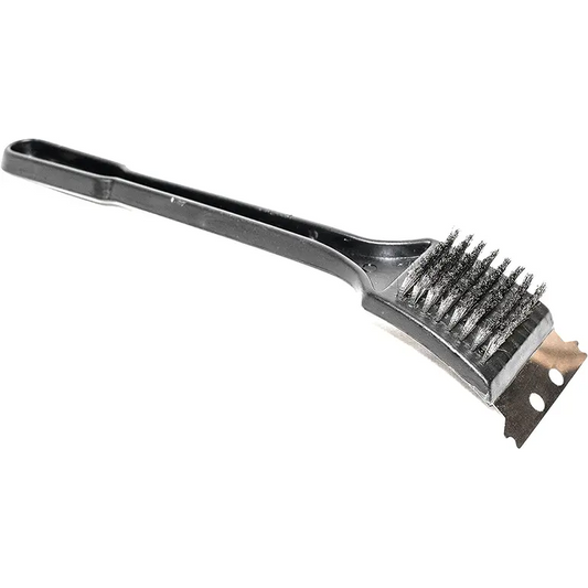 Brosse de nettoyage pour barbecue BLAZE BUDDY avec grattoir en acier inoxydable
