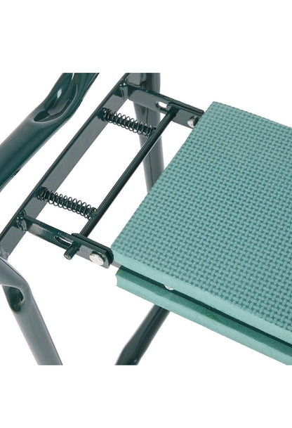 Kingfisher Folding Garden Kneeler Portable For Gardening Knee Pad Foam Padded Seat Stool