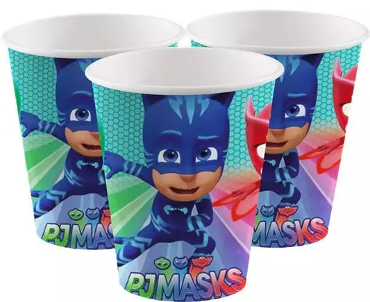 PJ Masks Paper Cups 8 Pack