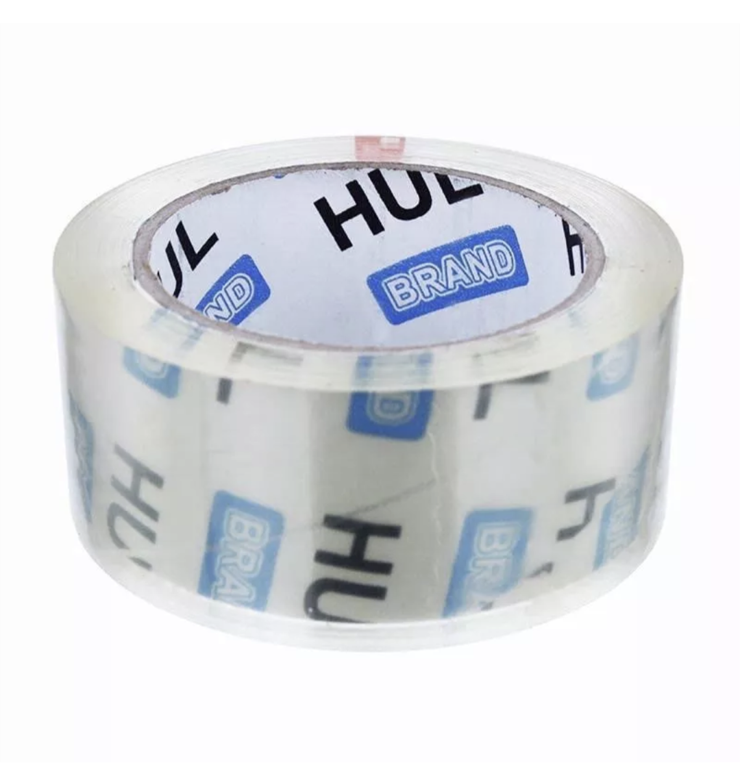 RUBAN ADHÉSIF TRANSPARENT POUR COLIS EMBALLAGE CARTON ROULEAU D'EMBALLAGE CELLOPHANE 80M