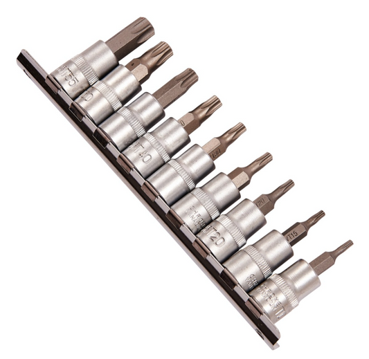 Amtech 10 Piece 9.5mm (3/8") Torx socket set