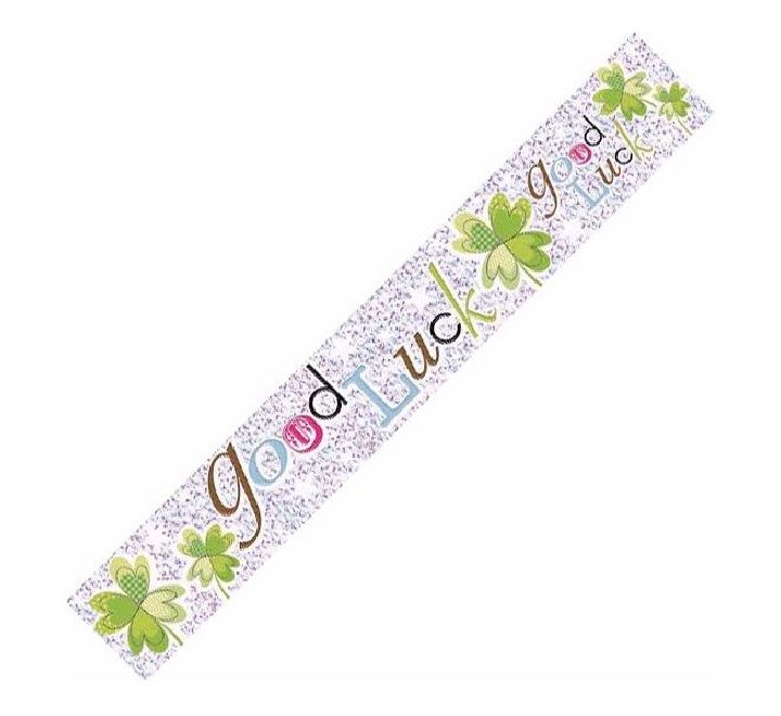 Simon Elvin Good Luck! Large Foil Party 9 feet Banner