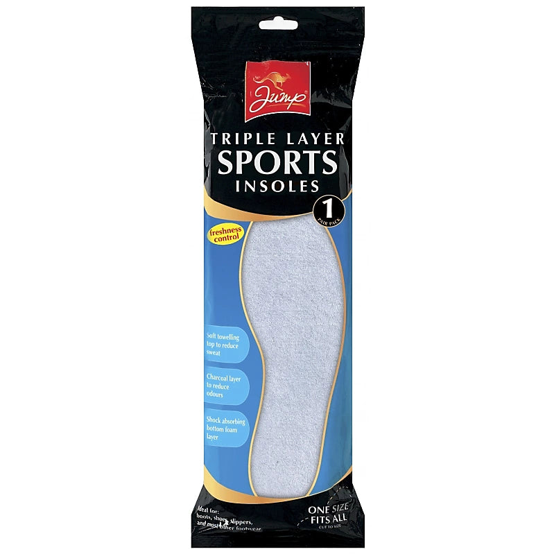 Semelles intérieures de chaussures de sport Jump 1 unité