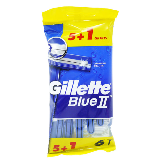 GILLETTE BLUE II RASOIR 5 + 1 GRATUIT