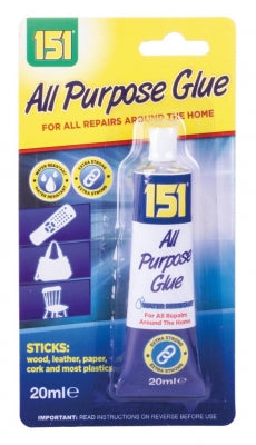 151 Super Colle Tous Usages Extra Forte Résistante à l'Eau 20ml
