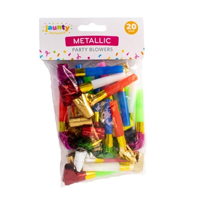 Sarbacanes de fête joyeuses, lot de 20
