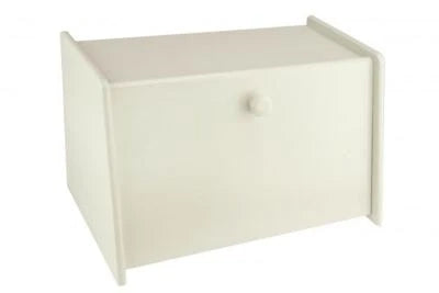 Boîte à pain en bois crème Apollo avec porte à abattant frontal