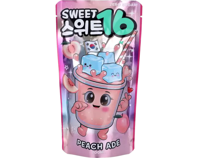 Sweet16 - Peach Ade Zero Sugar 200ml