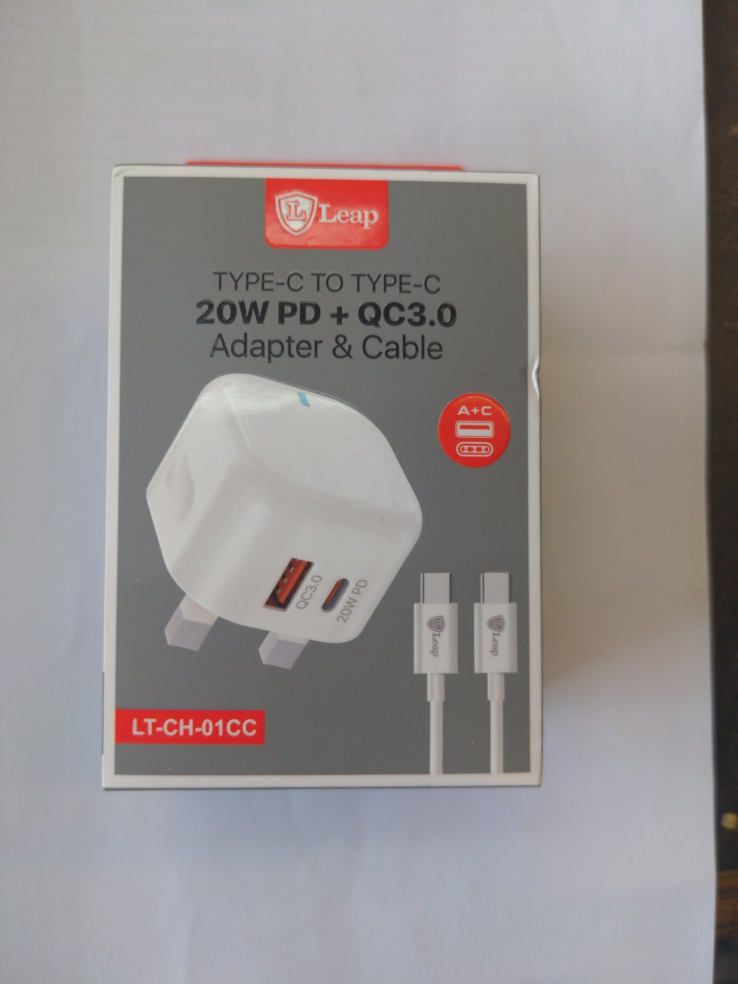 Type C to Type C 20w PD+QC3.0 Adapter & Cable