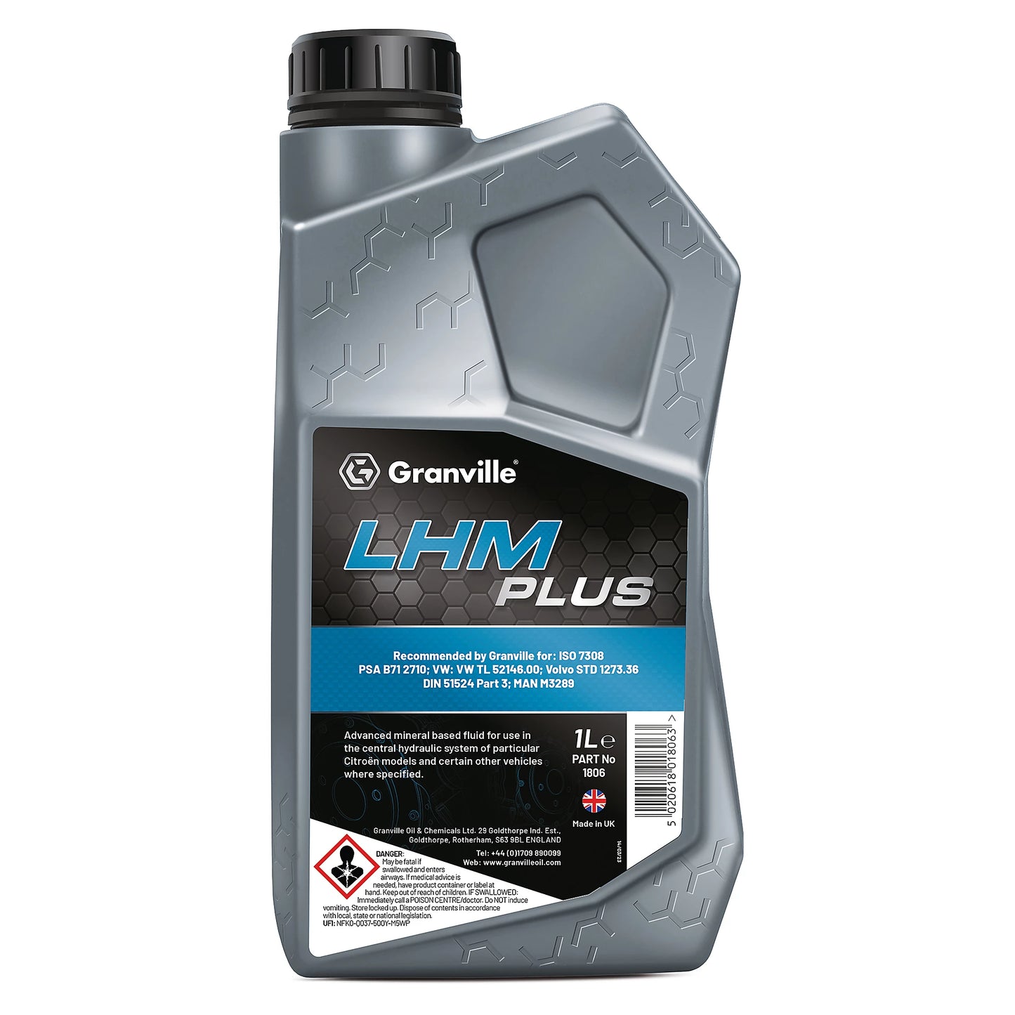 Granville LHM Plus Mineral Hydraulic  Fluid Additives Maintenance 1L