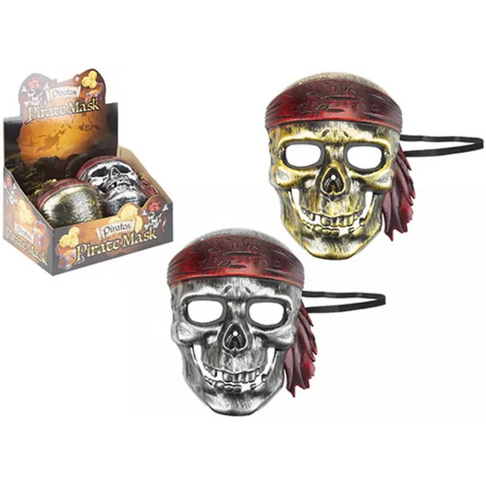 PIRATE SKULL FACE MASK ASSORTED DESIGN