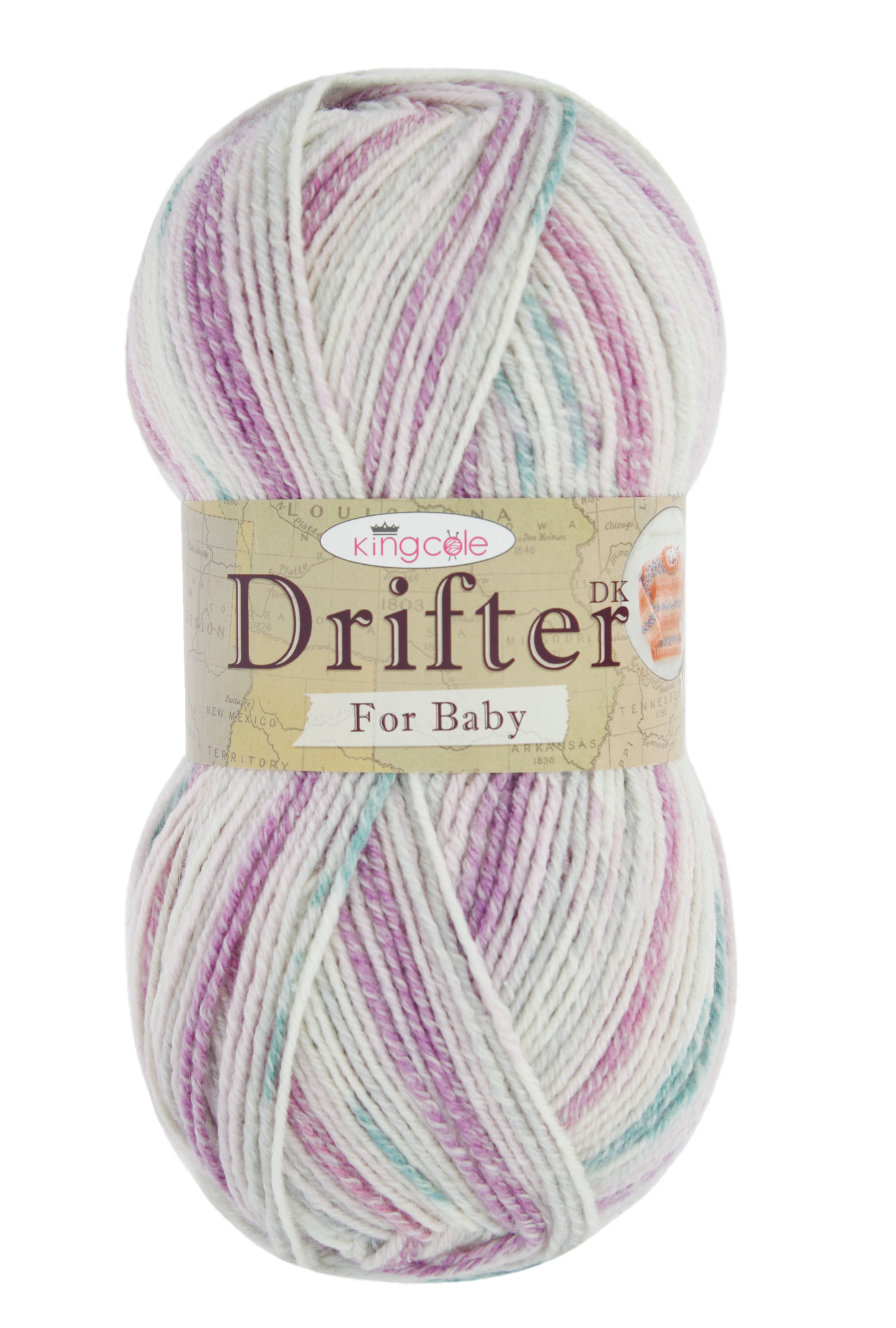 King Cole Drifter For Baby DK 100g Fairy Dust