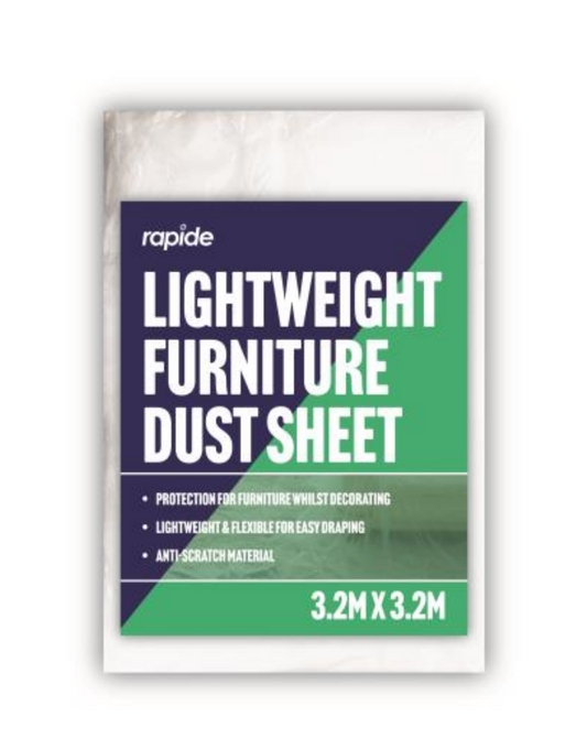 RAPIDE BÂCHE DE PROTECTION LÉGÈRE POUR MEUBLES 3,2 m x 3,2 m