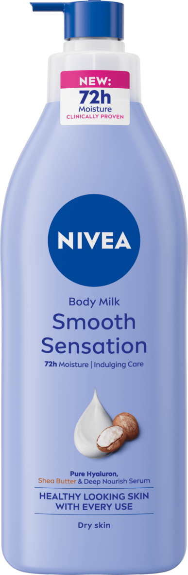 Nivea Lait Corps Hydratation Irrésistible Peau Lisse 72h 400 ml Pompe