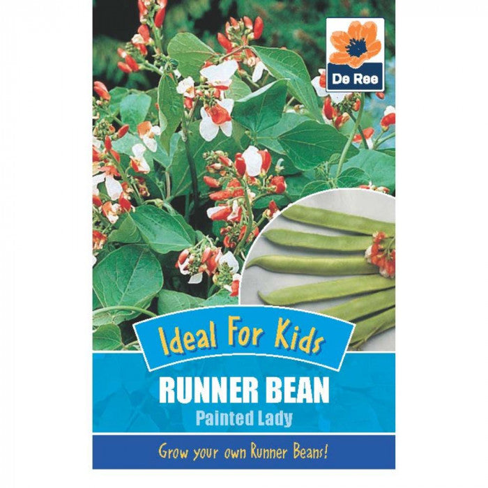 De Ree (Kids) Runner Bean Painted Lady Seeds