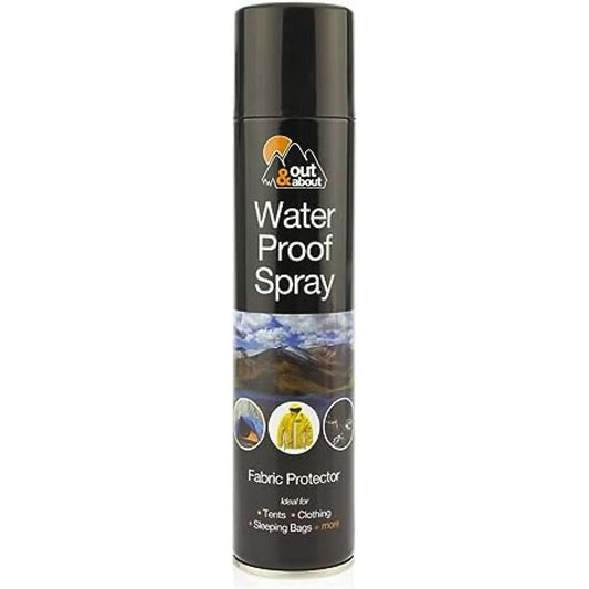 Out and About Water Proof Proofing Fabric Protector Spray 500ml
