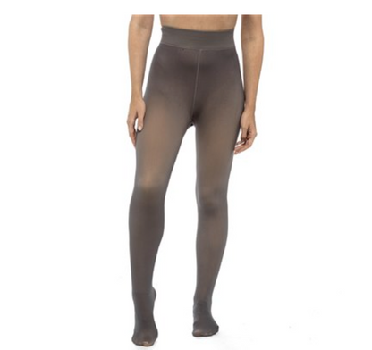 S/M Heat Guard Ladies Sheer Thermal Tights - Grey Sizes