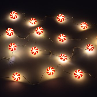Christmas Workshop 10 LED Candy Copper Wire String Lights- Warm White