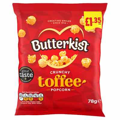 Butterkist Crunchy Toffee Popcorn 78g, £1.35 PMP