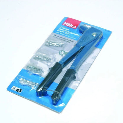 RIVETEUSE HILKA 4 TÊTES INTERCHANGEABLES AVEC 30 RIVETS