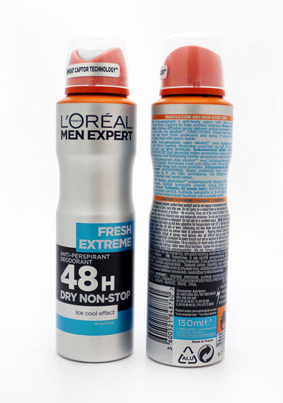 L’Oreal Paris Men Expert Fresh Extreme 48H Anti-Perspirant Deodorant 150ml