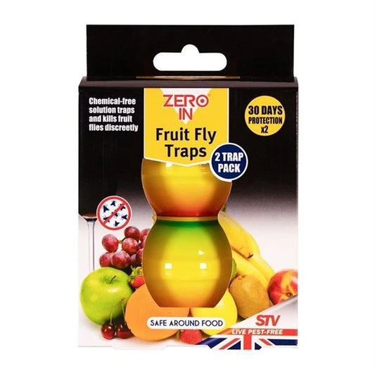 STV Zero In Piège à mouches des fruits, prêt à l'emploi, lot de 2 (ZER701)