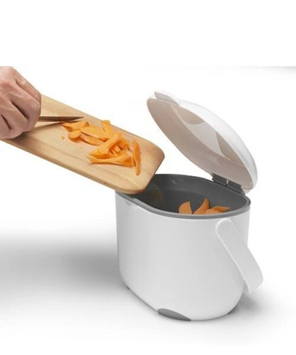Addis 515631 Composteur de cuisine 2,5 litres, blanc/gris - 1588