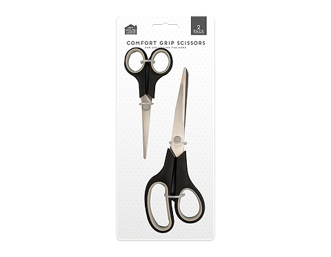 Comfort Grip Scissors - 2 Pack