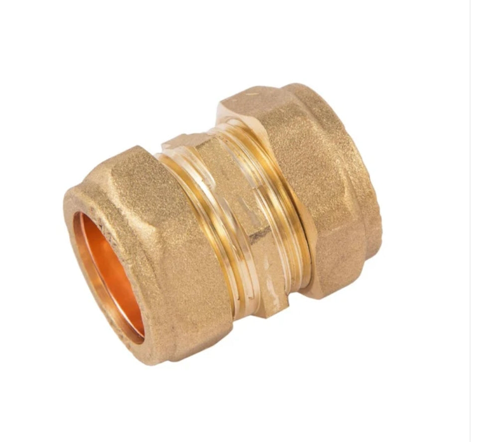 Securplumb Compression Straight Connector - 10mm
