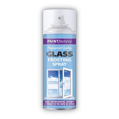 Peinture aérosol givrante pour verre