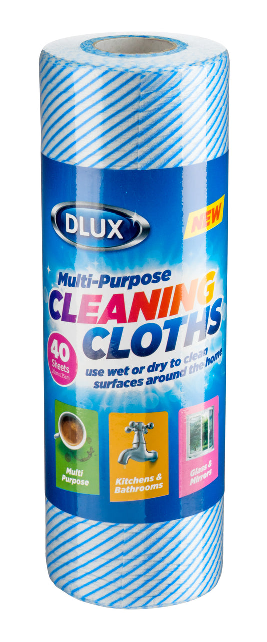 Dlux– 40pc All Purpose Cloth Roll