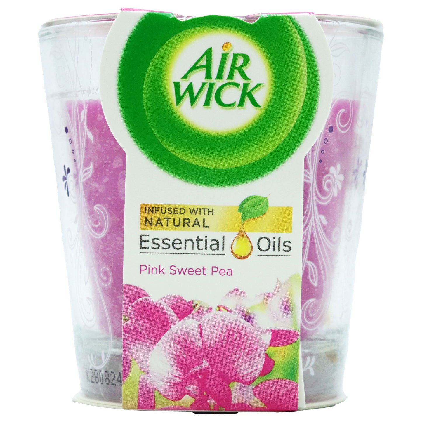 Air Wick Air Freshener Candle,Pink Sweet pea,105g.