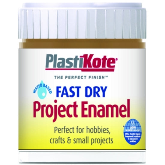 PlastiKote Fast Dry Enamel Paint B17 Bottle Nut Brown 59ml