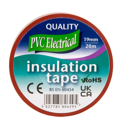 Ultratape PVC Electrical Insulation Tape Brown 19mm x 20m