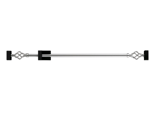 Tringle à rideaux métallique Adorn, coloris bronze antique, extensible, longueur 70-120cm