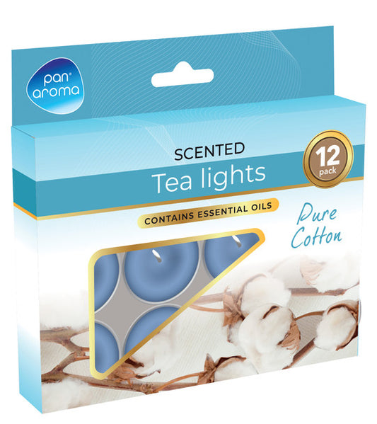 Pan Aroma 12 bougies chauffe-plat colorées - Pur Coton
