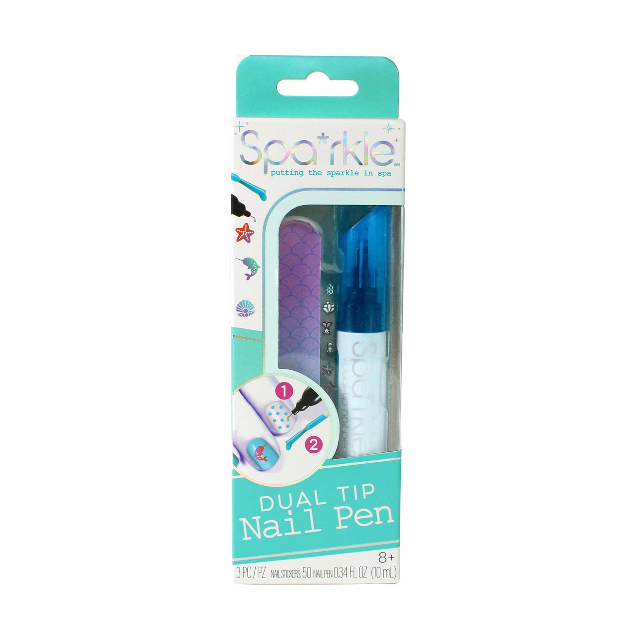 Sparkle Dual-tip Nail Pen Pdq Assortment