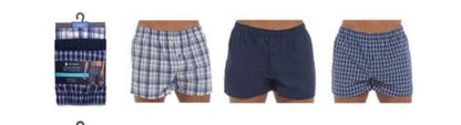 Men's 3pk (Check) Woven Boxer Shorts