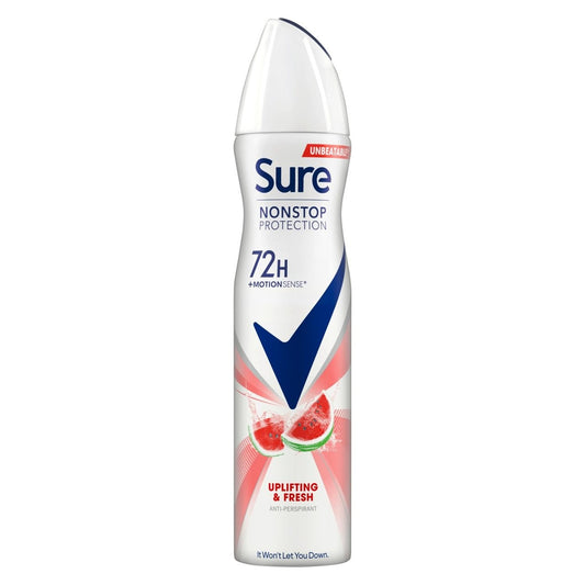 Déodorant Vaporisateur Sure Non Stop Pastèque pour Femme 250 ml